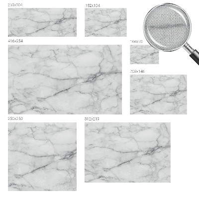 Removable wall mural with a marble elegance design