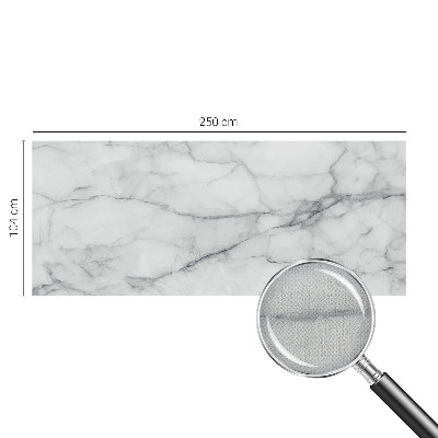 Removable wall mural with a marble elegance design