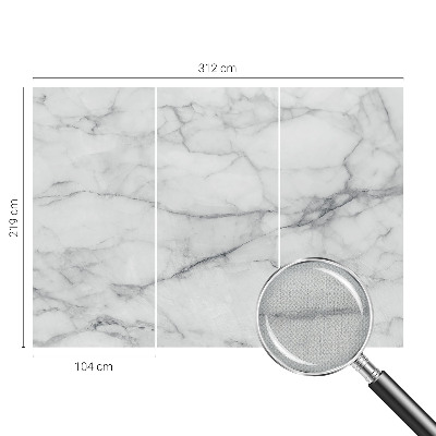 Removable wall mural Marble elegance