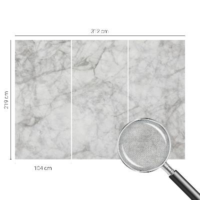 Peel and stick wall mural for living room with a marble elegance design