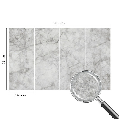 Peel and stick wall mural for living room with a marble elegance design