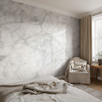 Peel and stick wall mural for living room Marble elegance