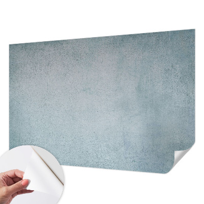 Peel and stick wall mural with a gray concrete finish for bedroom walls