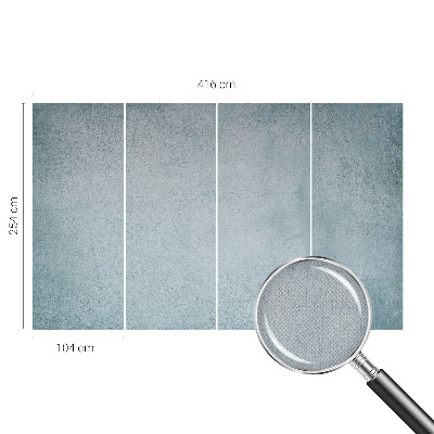 Peel and stick wall mural with a gray concrete finish for bedroom walls
