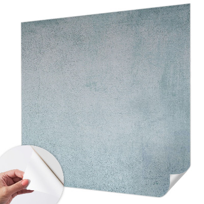 Peel and stick wall mural with a gray concrete finish for bedroom walls