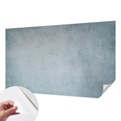 Peel and stick wall mural with a gray concrete finish for bedroom walls