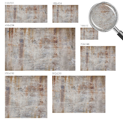 Peel and stick wall mural for kids' room with a raw texture finish