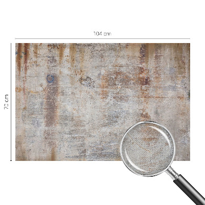 Peel and stick wall mural for kids' room with a raw texture finish
