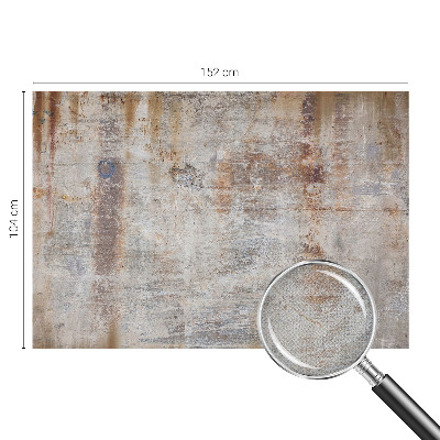 Peel and stick wall mural for kids' room with a raw texture finish