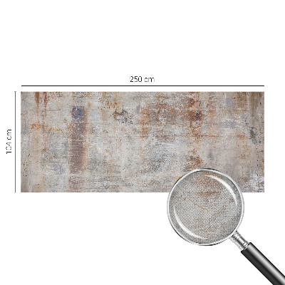 Peel and stick wall mural for kids' room with a raw texture finish