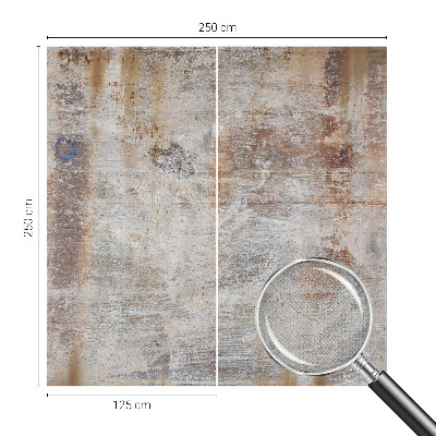 Peel and stick wall mural for kids' room with a raw texture finish