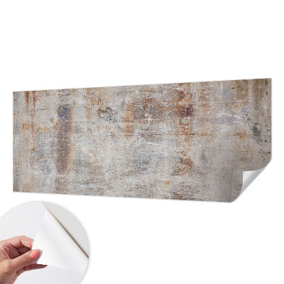 Peel and stick wall mural for kids' room with a raw texture finish