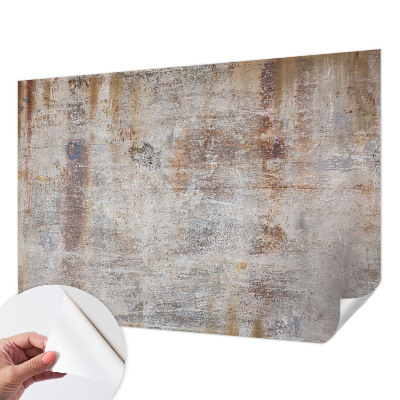 Peel and stick wall mural for kids' room with a raw texture finish