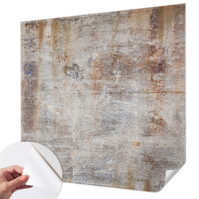 Peel and stick wall mural for kids' room with a raw texture finish