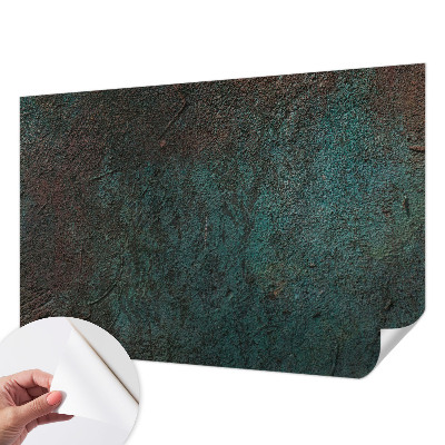 3D wall mural with a rustic surface