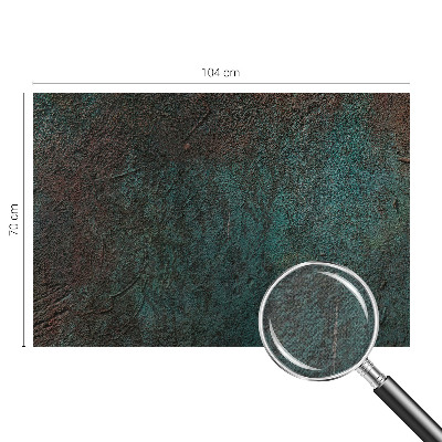 3D wall mural with a rustic surface