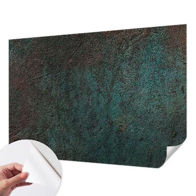 3D wall mural with a rustic surface