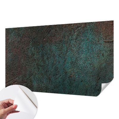 3D wall mural with a rustic surface