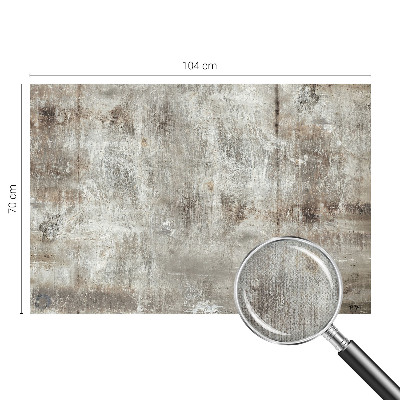 Baby room wall mural with an industrial space design