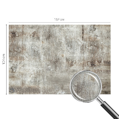 Baby room wall mural with an industrial space design