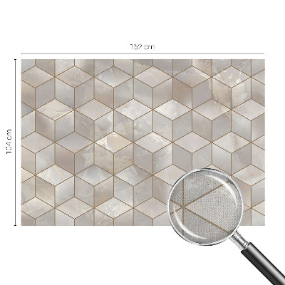 Children's wall mural Geometric mosaic
