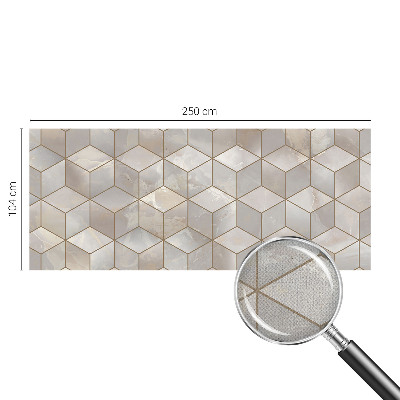Children's wall mural Geometric mosaic