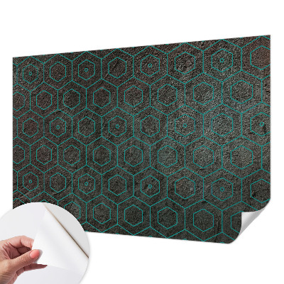 Self-adhesive wall mural Geometric pattern