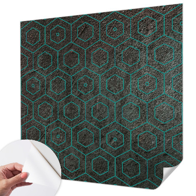 Self-adhesive wall mural Geometric pattern