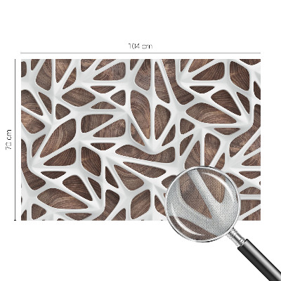Stick-on wall mural with the Dynamic Harmony design