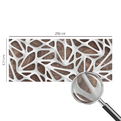 Stick-on wall mural with the Dynamic Harmony design