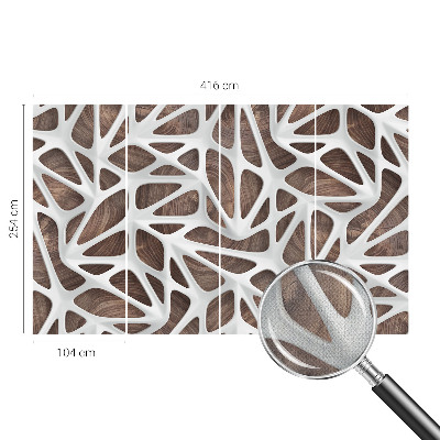 Stick-on wall mural with the Dynamic Harmony design