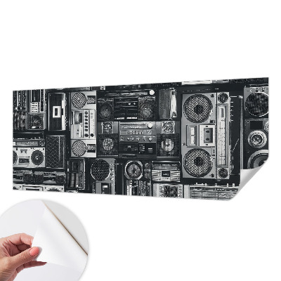 Self-adhesive photo wallpaper Retro radio
