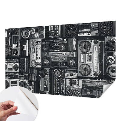 Self-adhesive photo wallpaper Retro radio