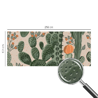 Removable wall mural wallpaper Green cacti