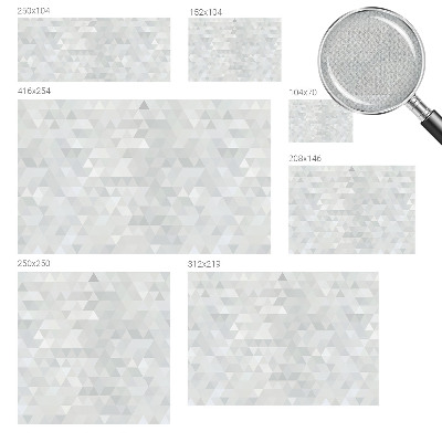 Peel and stick wall mural for bedroom with a gray patterned design
