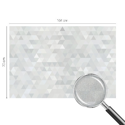 Peel and stick wall mural for bedroom with a gray patterned design