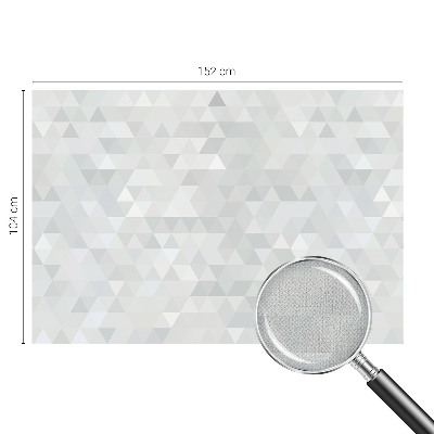 Peel and stick wall mural for bedroom with a gray patterned design