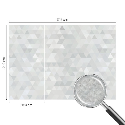 Peel and stick wall mural for bedroom Gray pattern