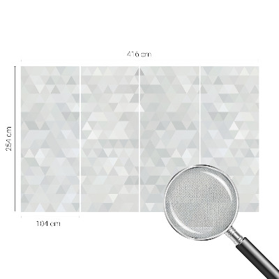 Peel and stick wall mural for bedroom Gray pattern