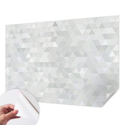 Peel and stick wall mural for bedroom Gray pattern
