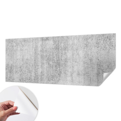 Peel and stick wall mural for kids' room with a concrete wall design