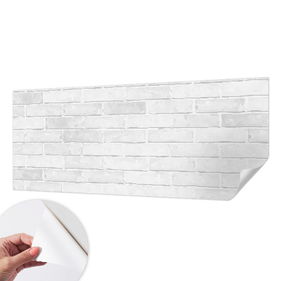 3D wall mural with a brick wall design