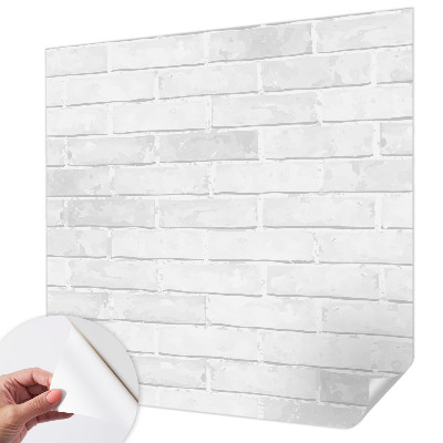 3D wall mural with a brick wall design