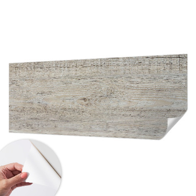 Nursery wall mural with wooden rings