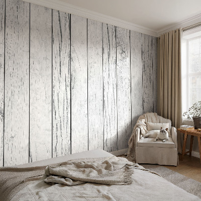 Baby room wall mural with a vintage vibe