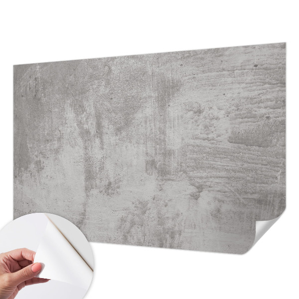 Self-adhesive photo wallpaper with a raw concrete motif