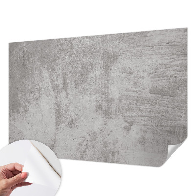 Self-adhesive photo wallpaper with a raw concrete motif