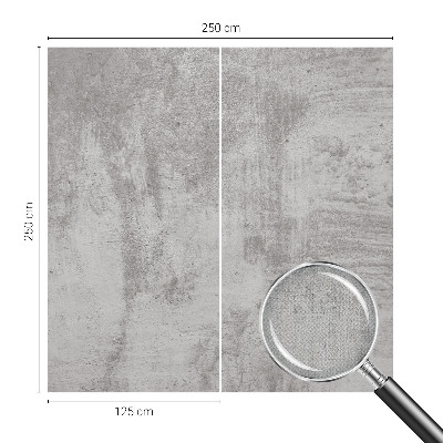 Self-adhesive photo wallpaper with a raw concrete motif