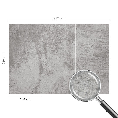Self-adhesive photo wallpaper with a raw concrete motif