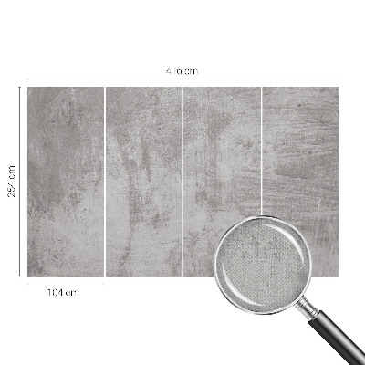 Self-adhesive photo wallpaper with a raw concrete motif